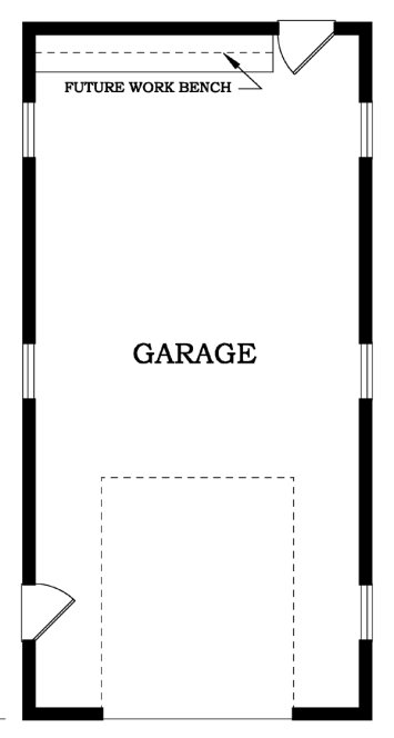 Main Floor Plan for House Plan #510610