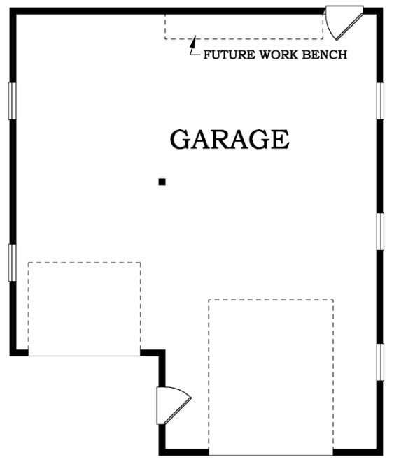 Main Floor Plan for House Plan #510810