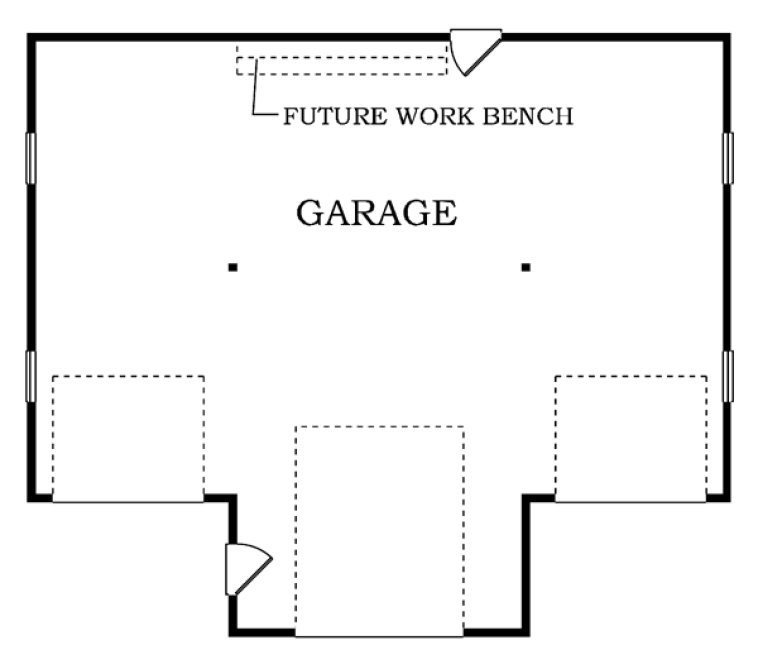 Main Floor Plan for House Plan #510910