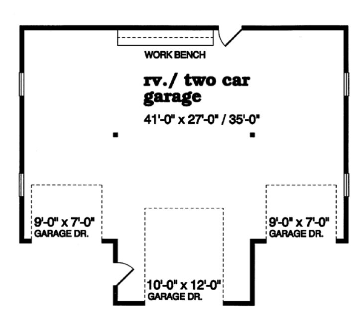Main Floor Plan for House Plan #510020