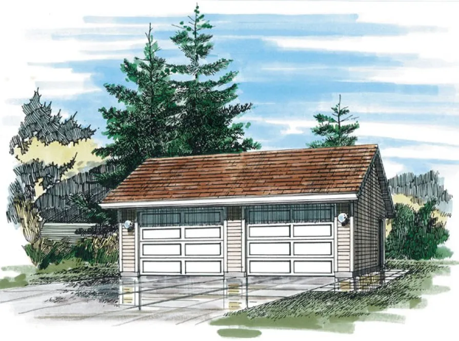 Full Rendering for House Plan #510120