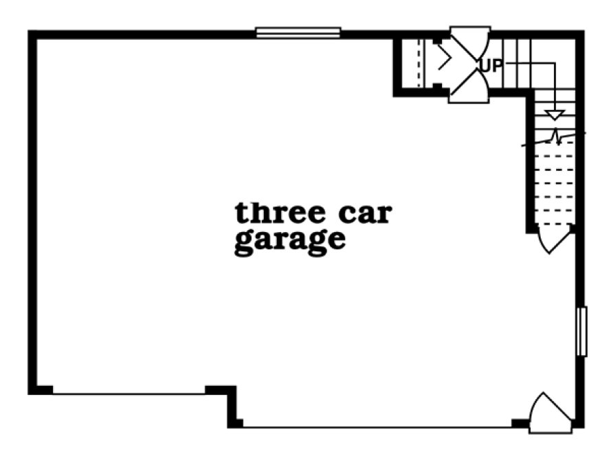 Main Floor Plan for House Plan #510820
