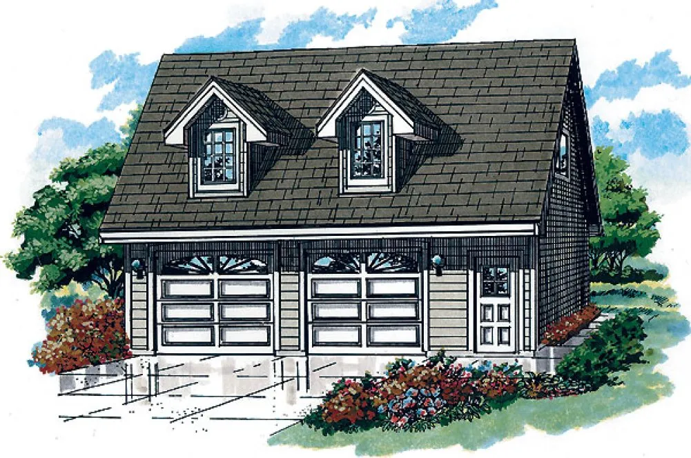 Full Rendering for House Plan #510140