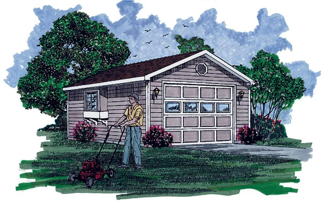 Full Rendering for House Plan #510530