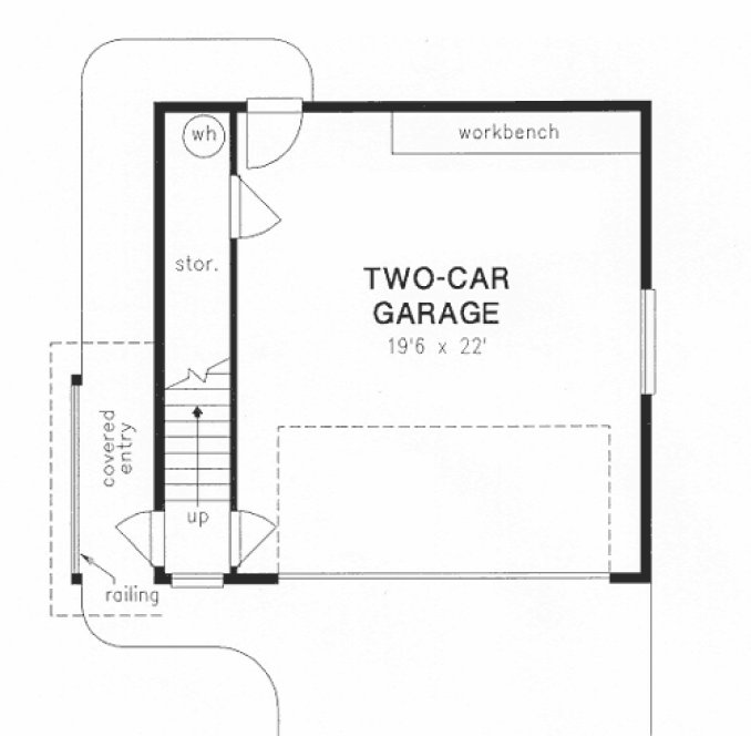 Main Floor Plan for House Plan #136534
