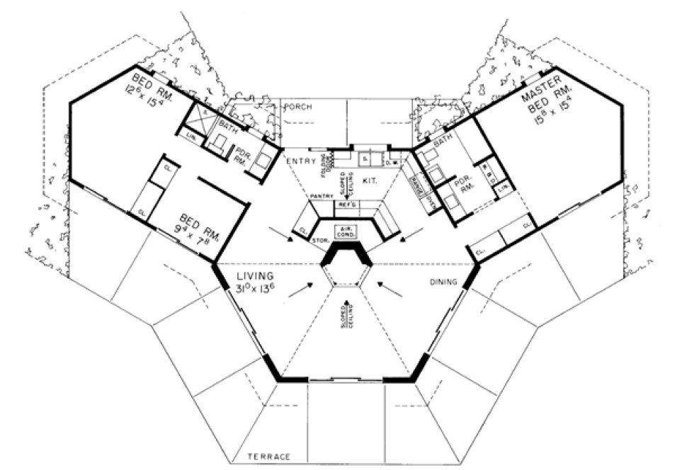 Main Floor Plan for House Plan #520164