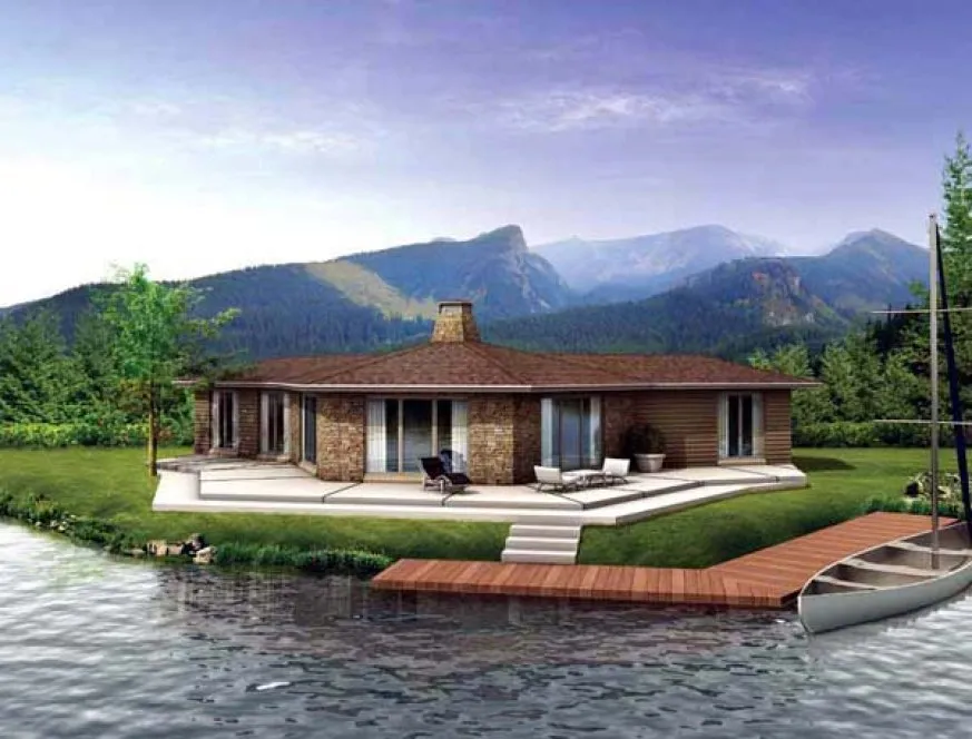 Full Rendering for House Plan #520164