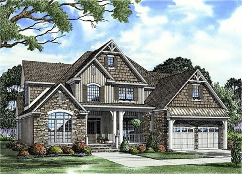 Full Rendering for House Plan #311749