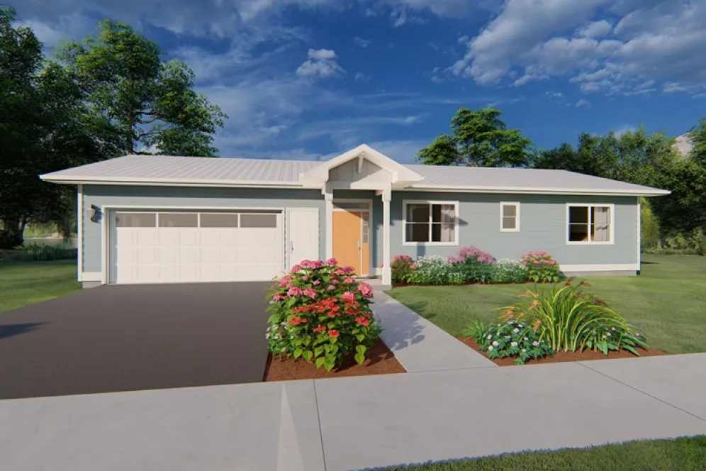 Full Rendering for House Plan #195308