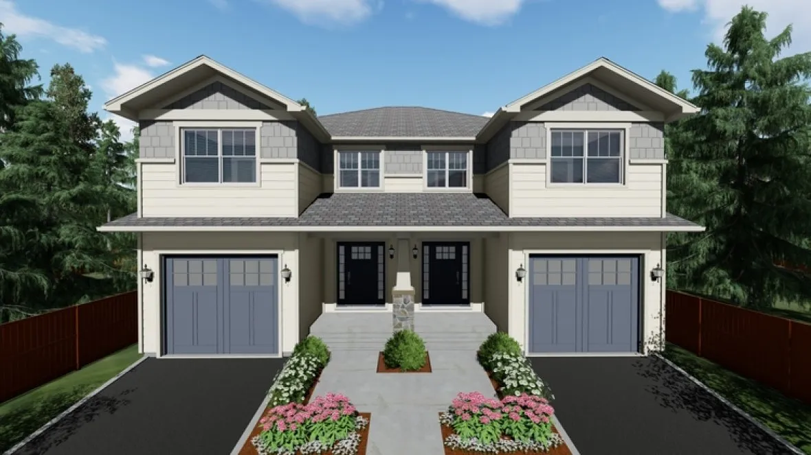 Full Rendering for House Plan #195256