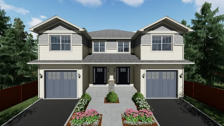 Full Rendering for House Plan #195256
