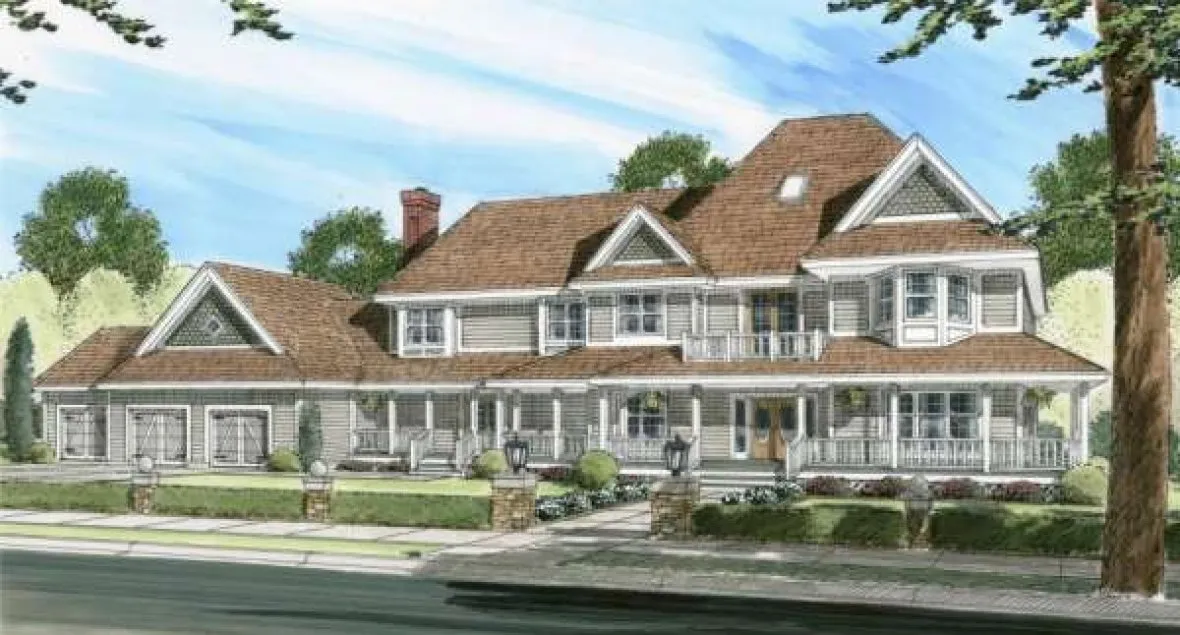 Full Rendering for House Plan #188670