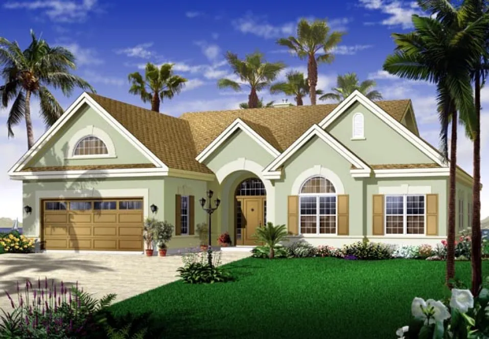 Full Rendering for House Plan #146423