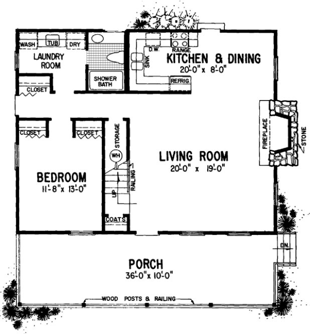 Main Floor Plan for House Plan #521604