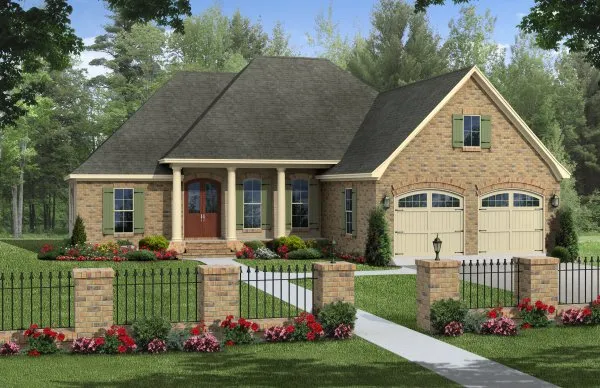 Full Rendering for House Plan #217381