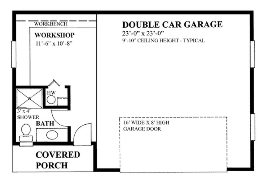 Main Floor Plan for House Plan #260575