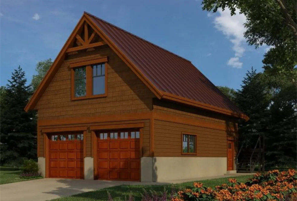 Full Rendering for House Plan #260568