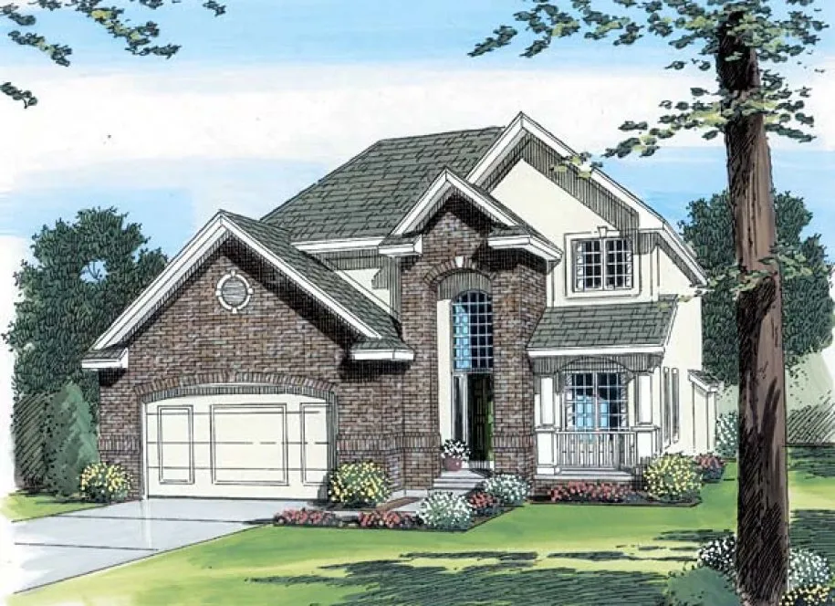 Full Rendering for House Plan #706744