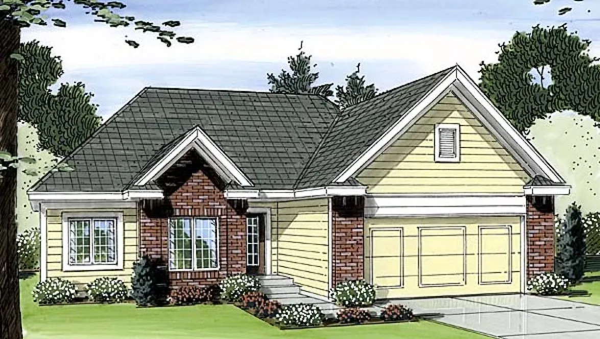 Full Rendering for House Plan #707744