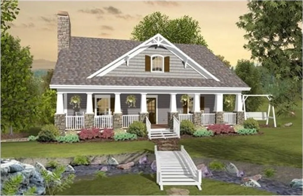 Full Rendering for House Plan #276261