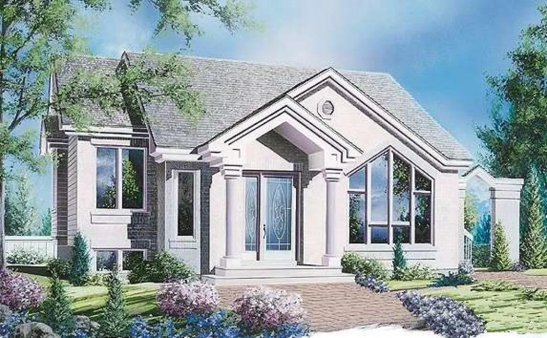 Full Rendering for House Plan #141232