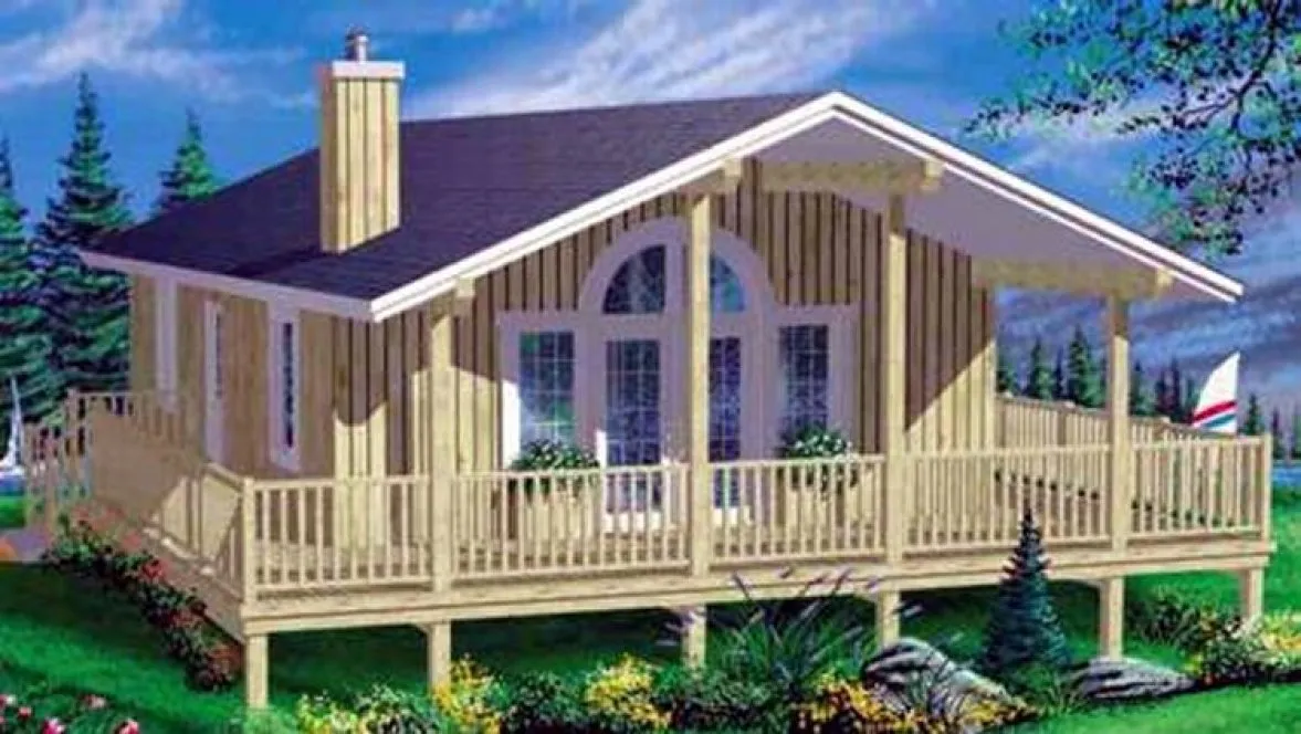 Full Rendering for House Plan #175873