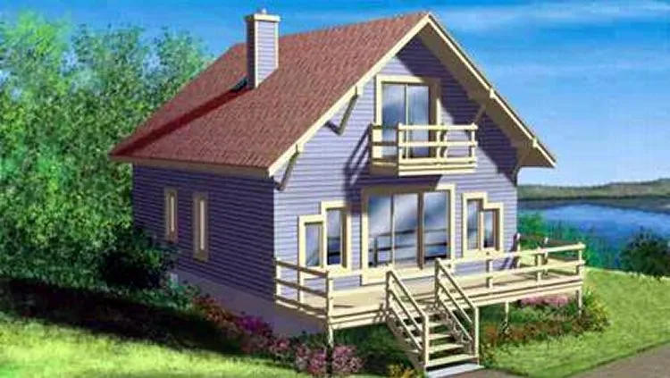 Full Rendering for House Plan #175973