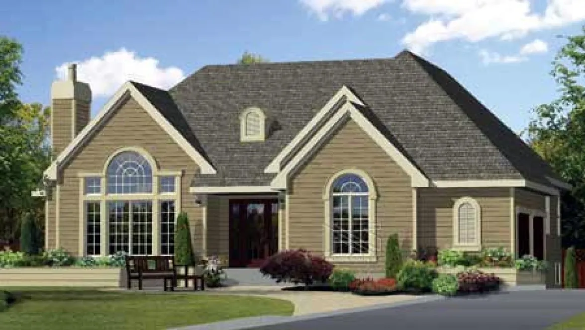 Full Rendering for House Plan #174540