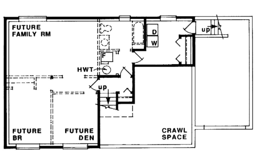 Basement Plan for House Plan #519120