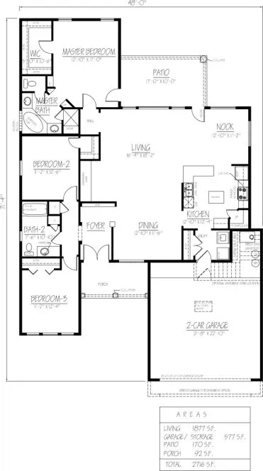 Main Floor Plan for House Plan #561500