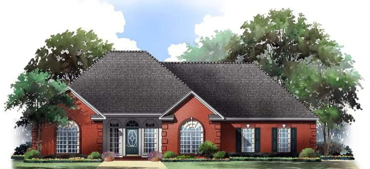 Full Rendering for House Plan #212351
