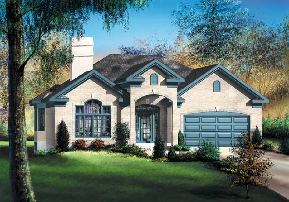 Full Rendering for House Plan #179811