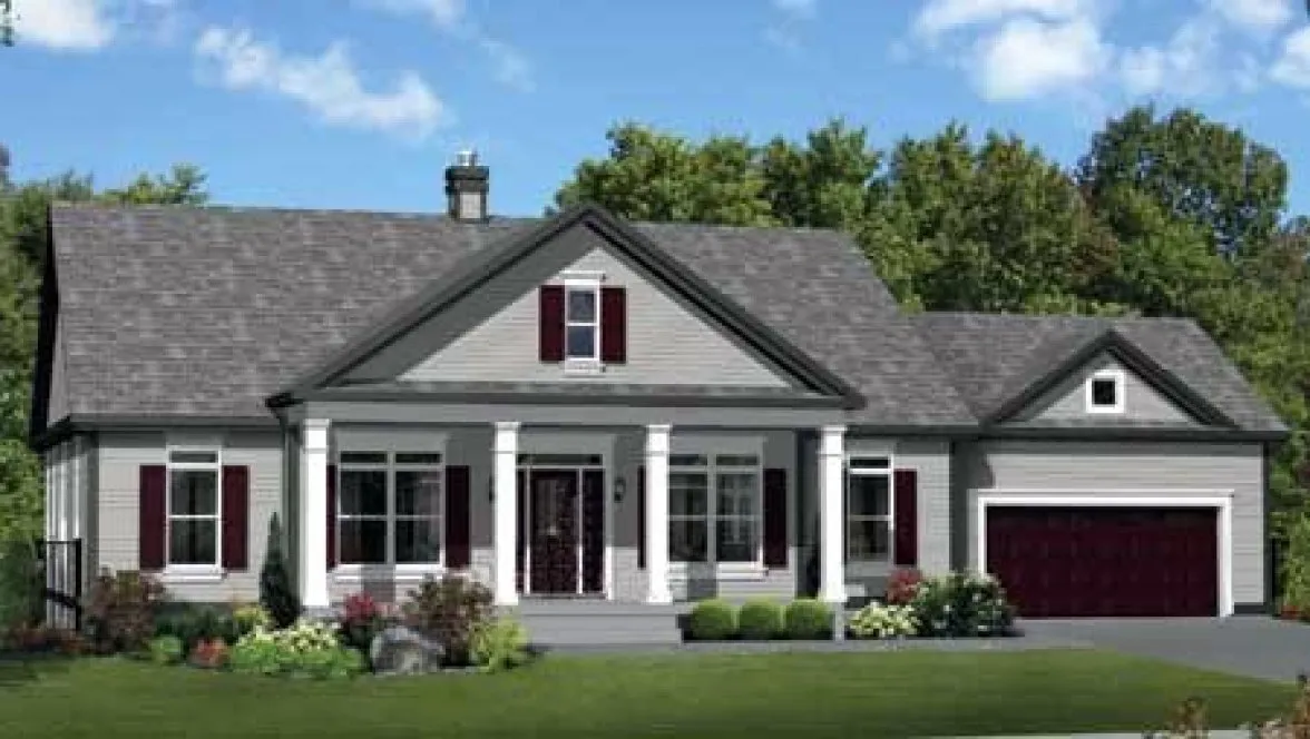 Full Rendering for House Plan #174211