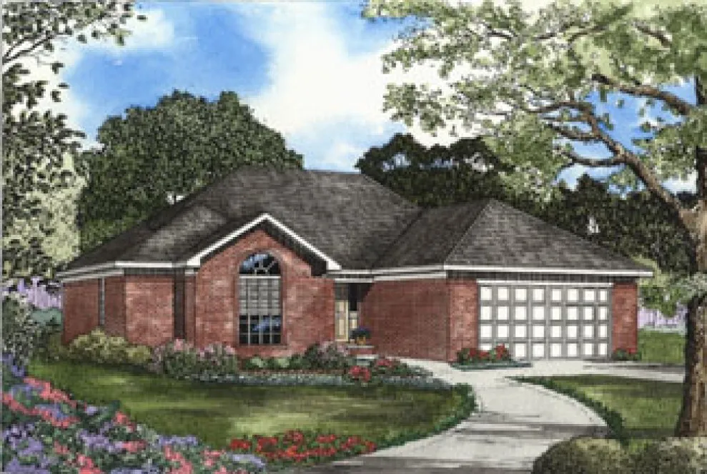 Full Rendering for House Plan #310315