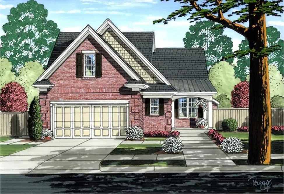 Full Rendering for House Plan #531010