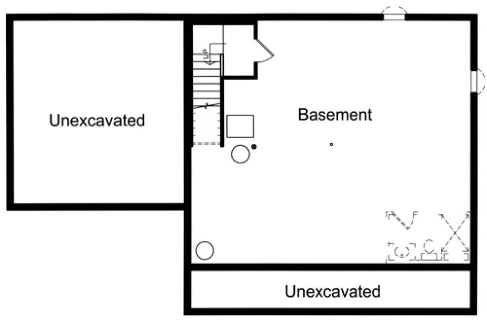 Basement Plan for House Plan #530536