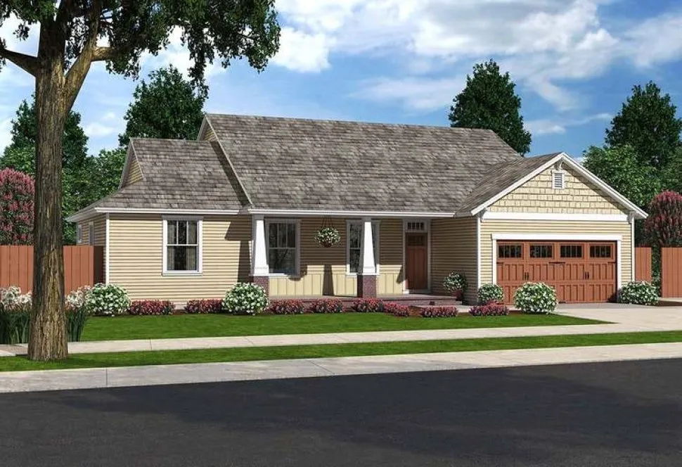 Full Rendering for House Plan #181361