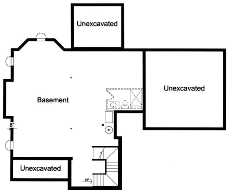Basement Plan for House Plan #530166