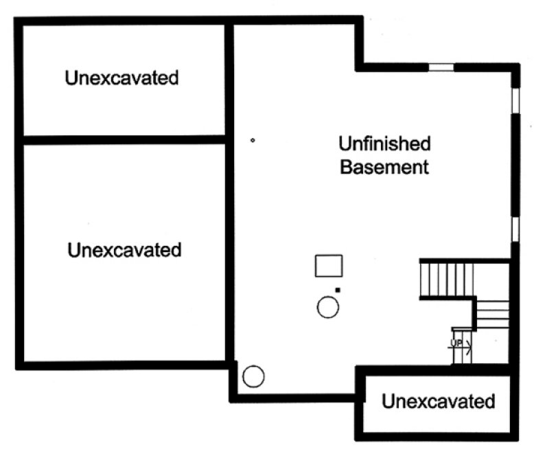Basement Plan for House Plan #534662