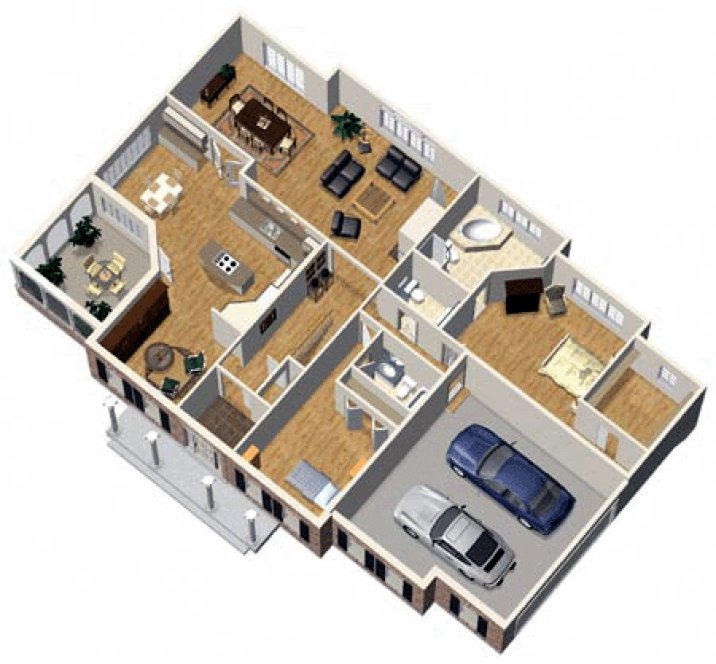 InteriorPhoto for House Plan #176000