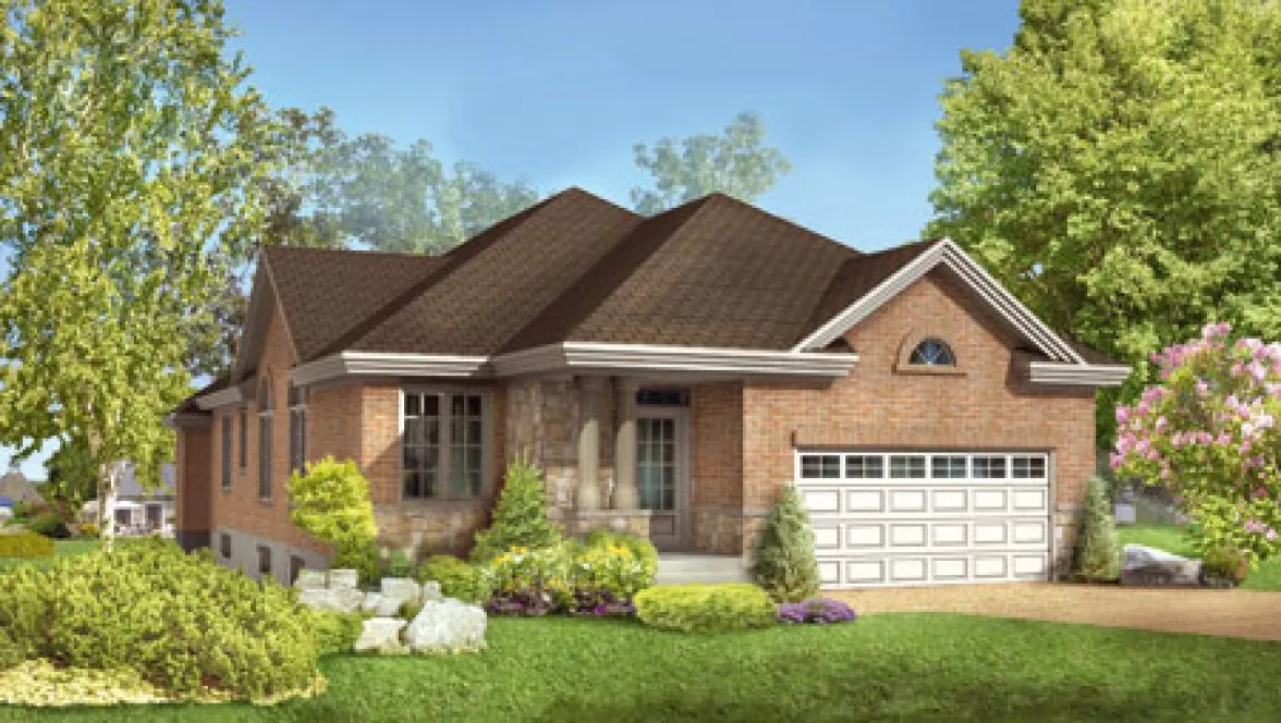 Full Rendering for House Plan #177101