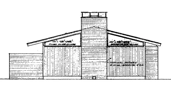 Right Elevation for House Plan #522641