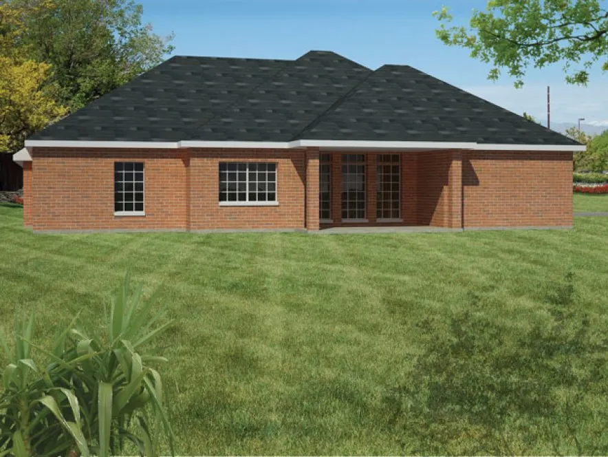 Rear Elevation for House Plan #561900