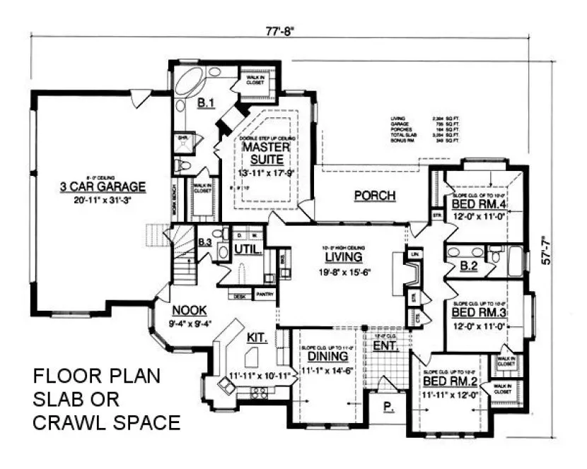 Main Floor Plan for House Plan #447132