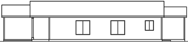 Right Elevation for House Plan #347321
