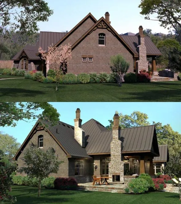 Right Elevation for House Plan #647482