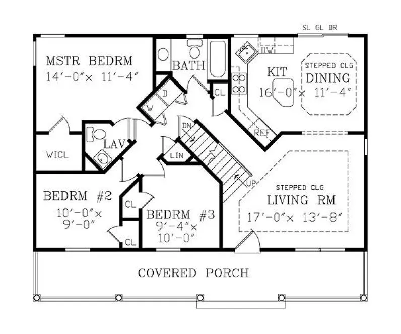 Main Floor Plan for House Plan #620401