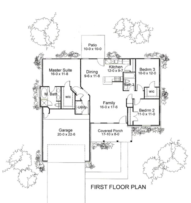 Main Floor Plan for House Plan #649231