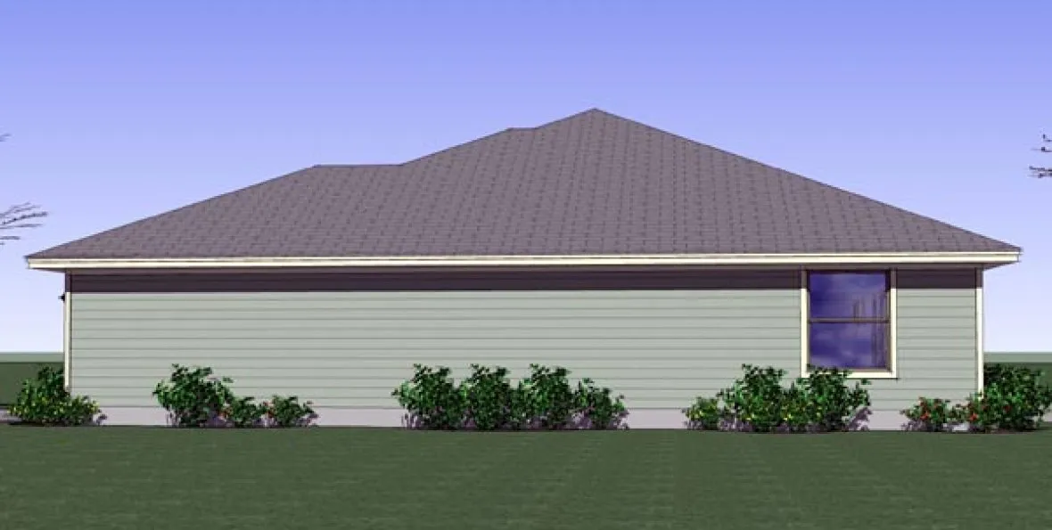 Right Elevation for House Plan #646531