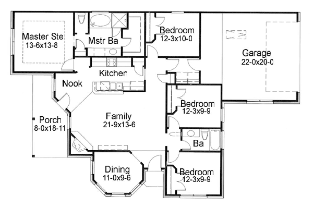 Main Floor Plan for House Plan #642151